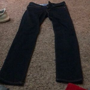Dark skinny jeans